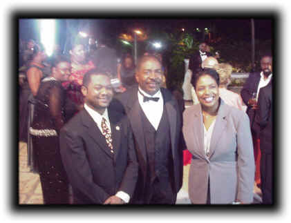 Dr. Brown with Bahamain Friends